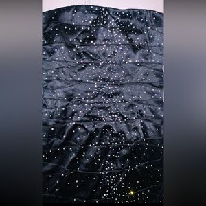 Strapless Black Rhinestone sparkle dress.size Medium Forever 21